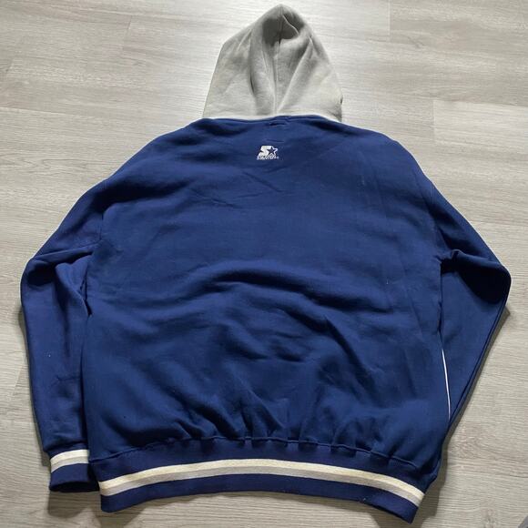 NWT Vintage Georgetown University Hoyas Starter Duo Hood Hoodie Sweatshirt Large - Picture 4 of 7